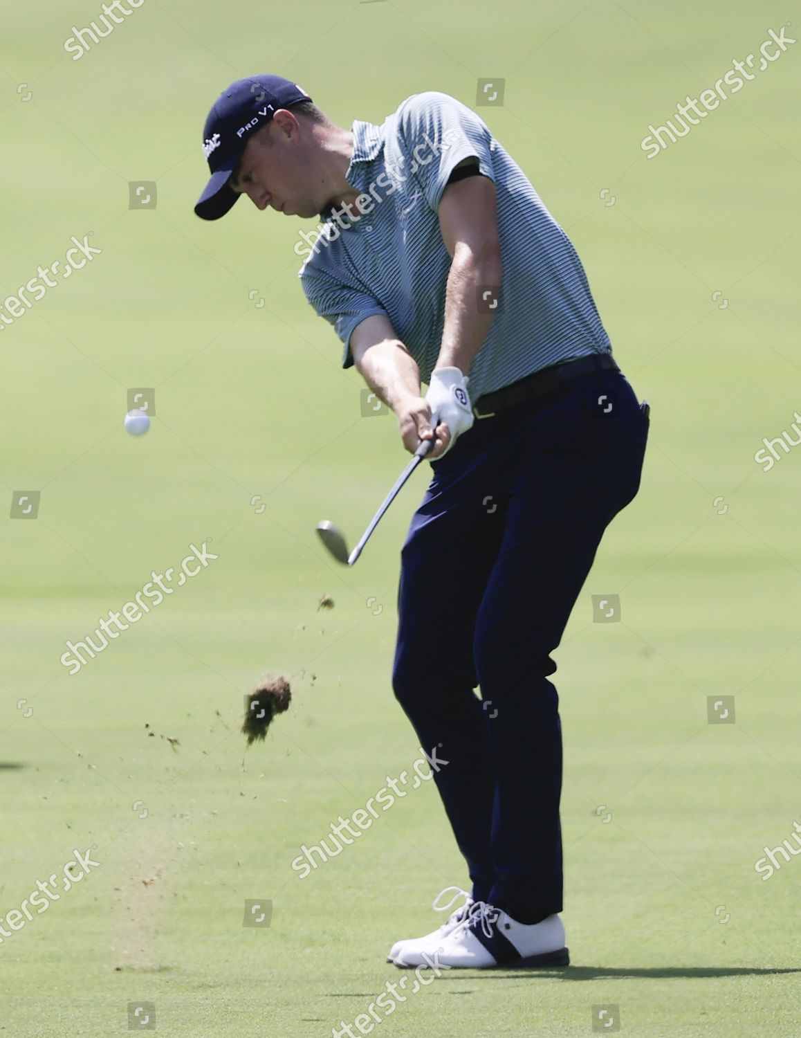 Justin Thomas United States Hits Ball On Editorial Stock Photo Stock Image Shutterstock