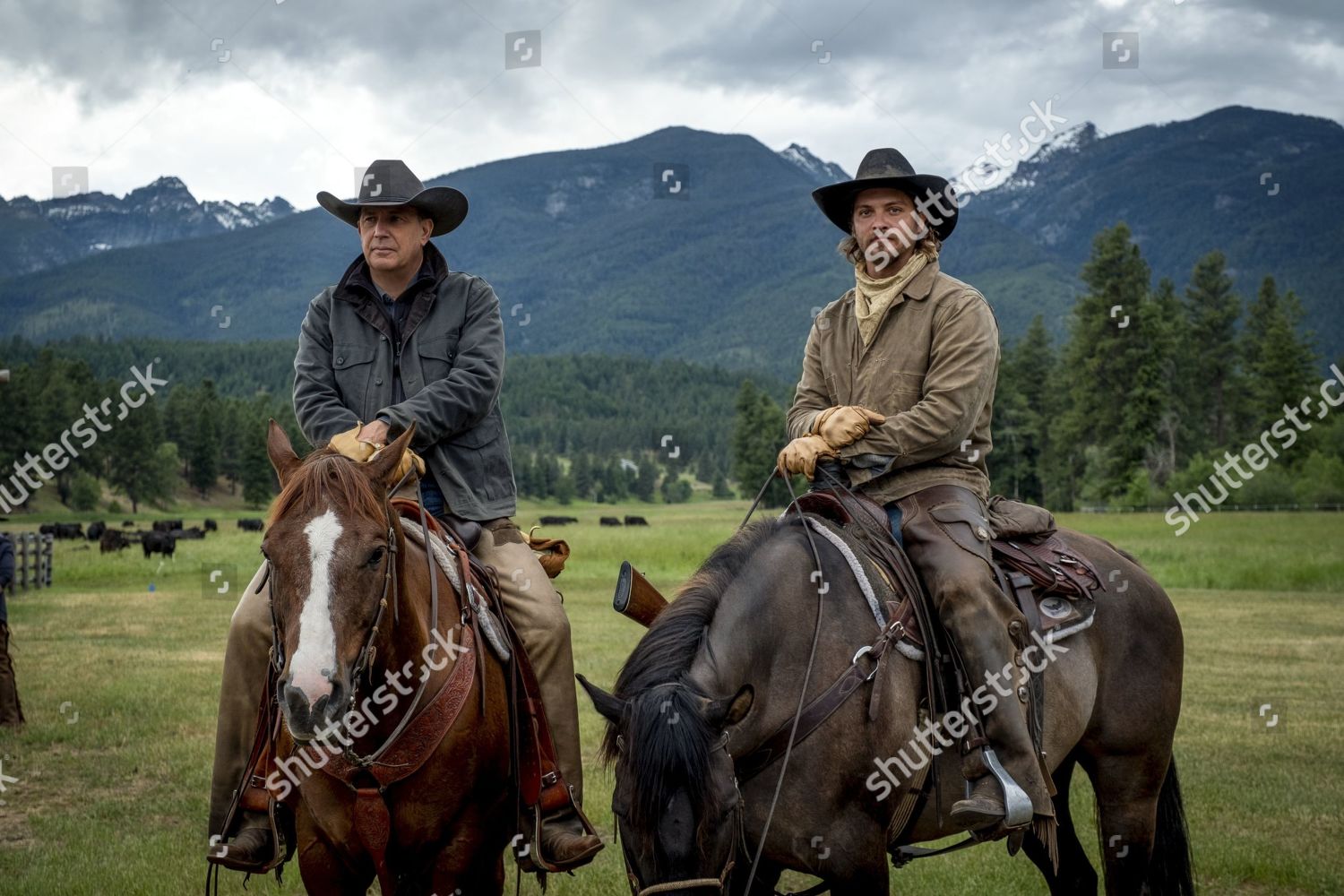 Kevin Costner John Dutton Luke Grimes Editorial Stock Photo - Stock ...