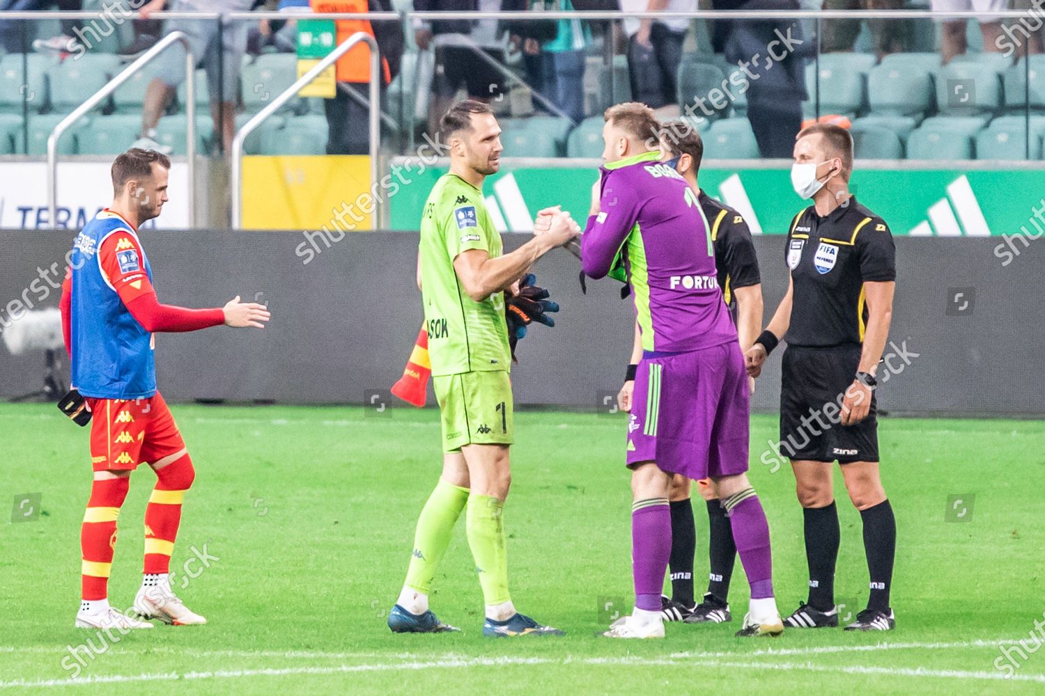 Pavels Steinbors Jagiellonia Artur Boruc Legia Shake Editorial Stock Photo Stock Image Shutterstock