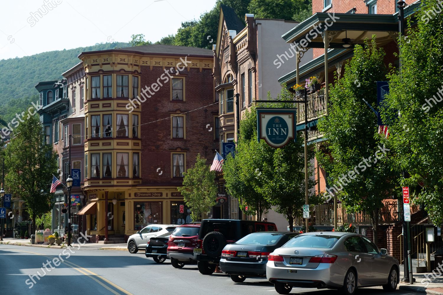 View Downtown Jim Thorpe Pennsylvania Editorial Stock Photo Stock   Shutterstock 10760208f 