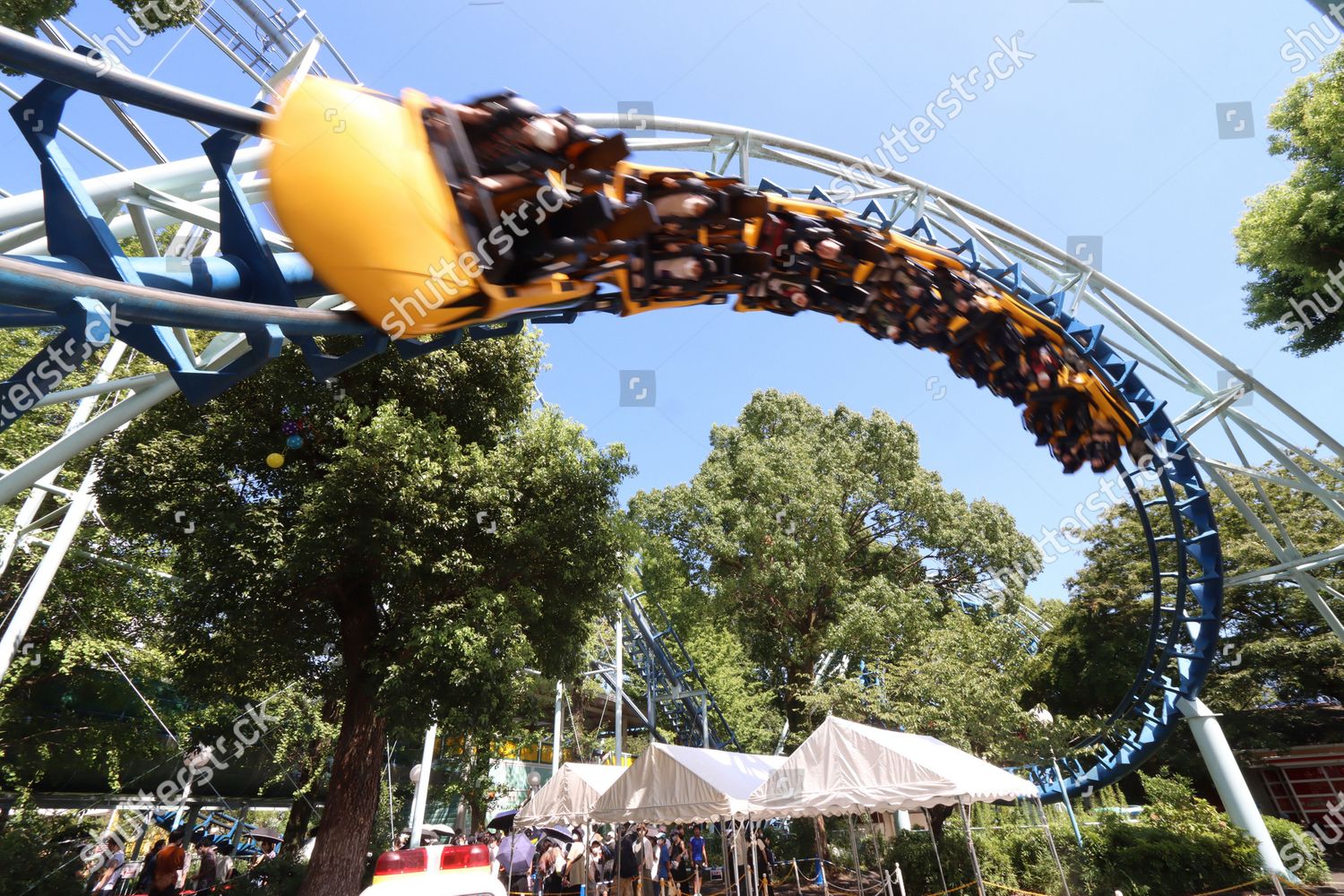 People Enjoy Ride Roller Coaster Toshimaen Amusement Editorial Stock Photo Stock Image Shutterstock