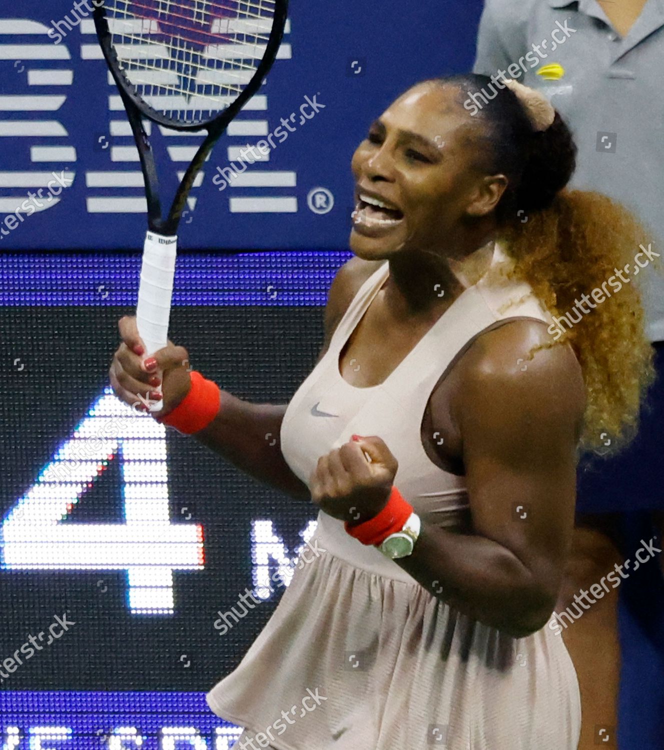 Serena Williams Usa Reacts After Defeating Margarita Editorial Stock Photo Stock Image Shutterstock