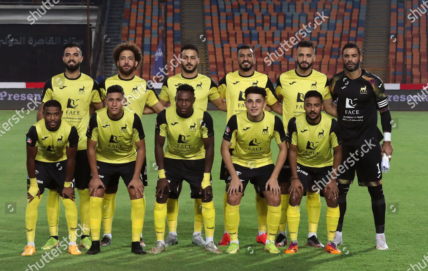 Wadi Degla Sc Players Pose Before Editorial Stock Photo - Stock Image ...