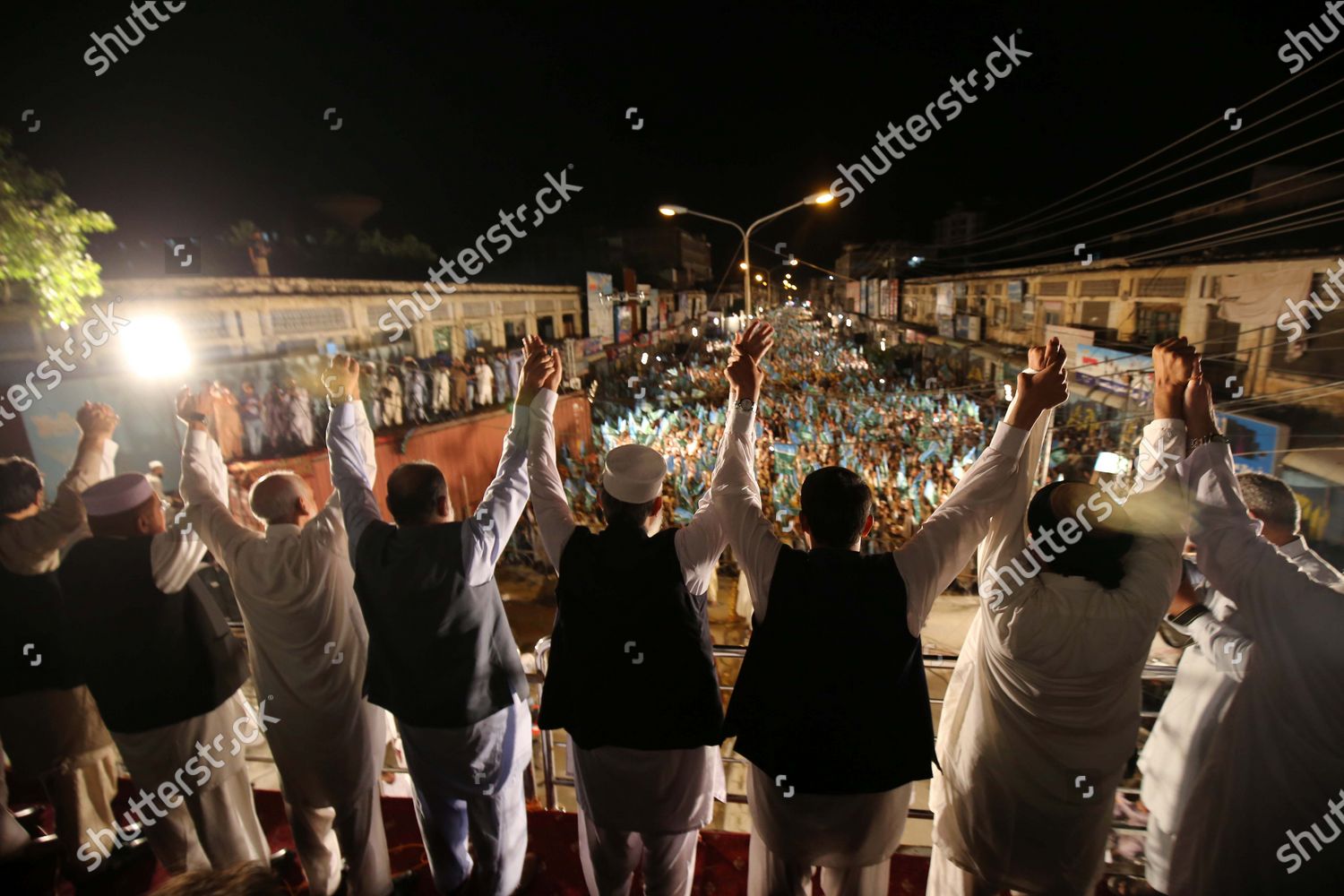 Supporters Islamic Political Party Jamateislami During Editorial Stock ...