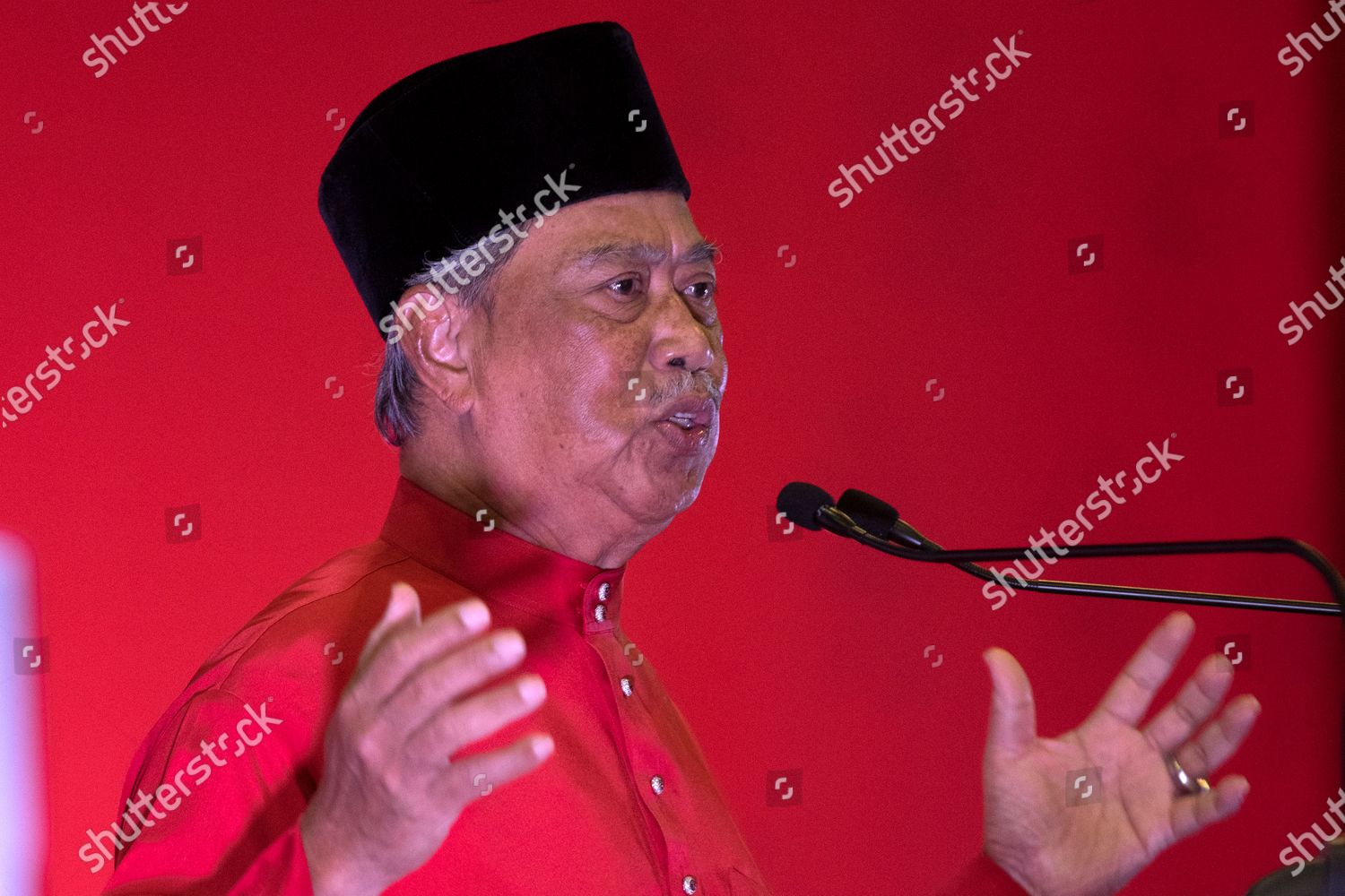 Malaysian Prime Minister Muhyiddin Yassin Delivers His Editorial Stock Photo Stock Image Shutterstock