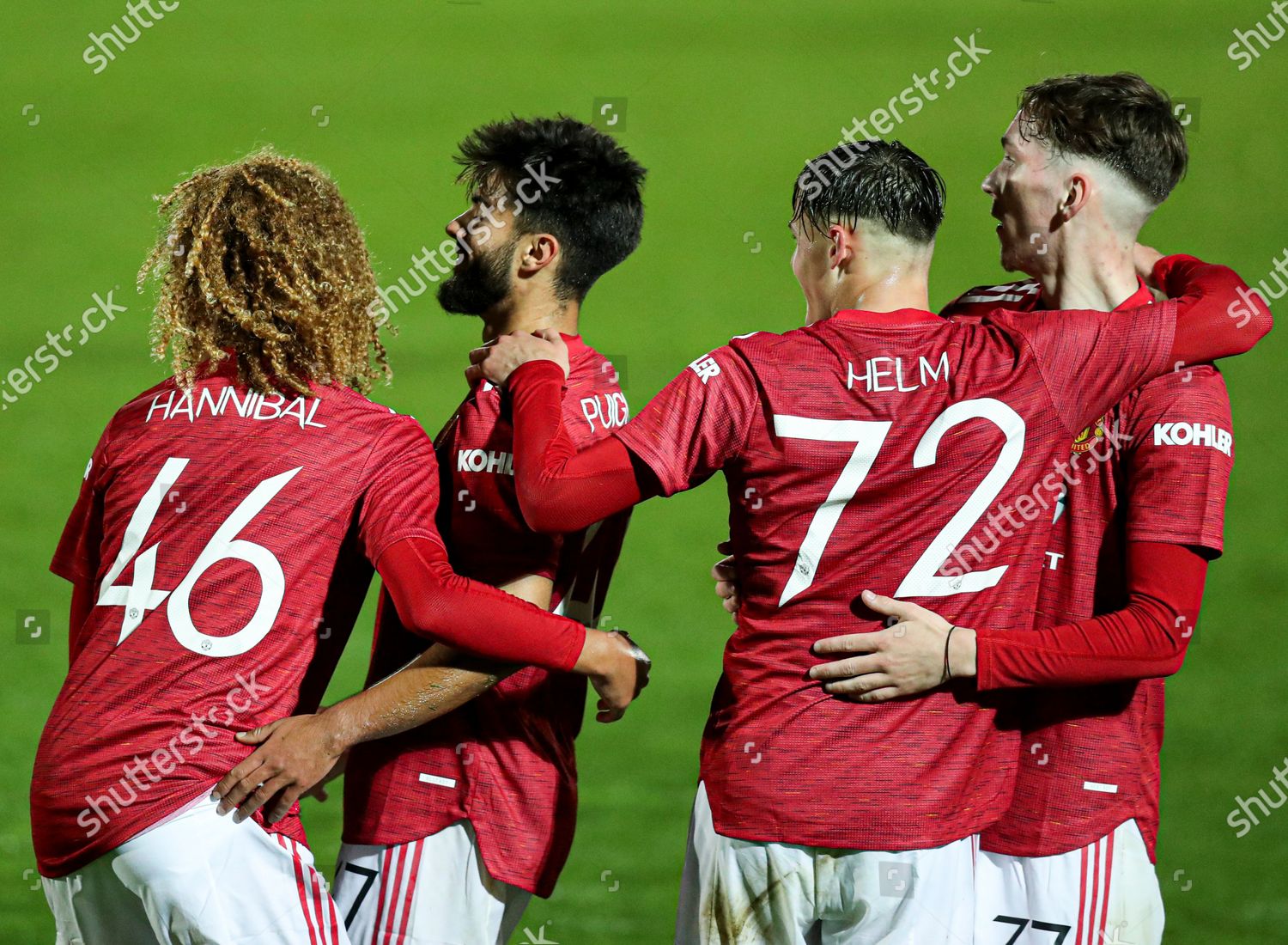 Arnau Puigmal Manchester United Celebrates Scoring 2nd Editorial Stock Photo Stock Image Shutterstock