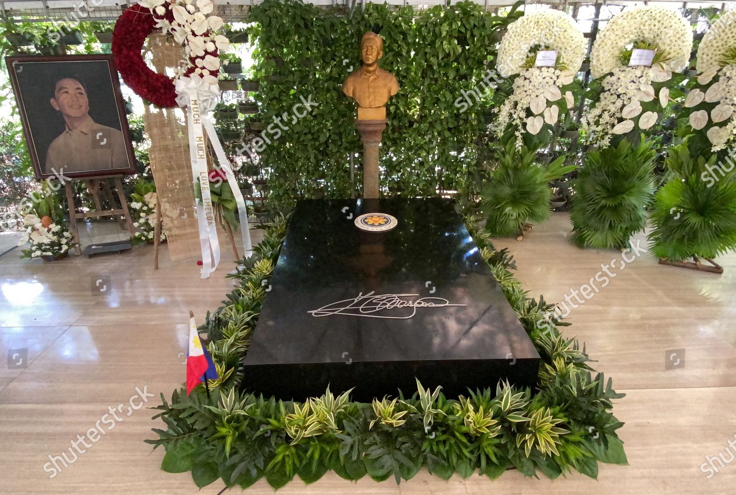 Gravesite Former President Ferdinand Marcos During Editorial Stock