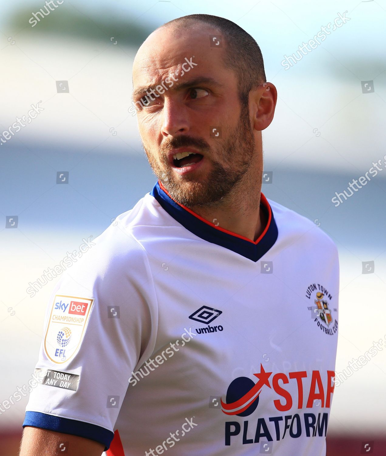 Danny Hylton Luton Town Editorial Stock Photo - Stock Image 