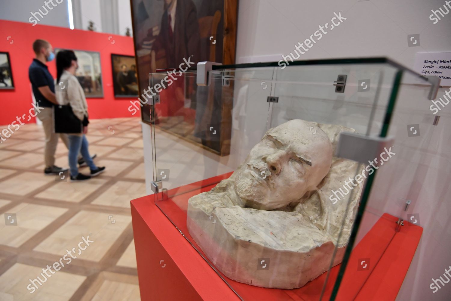 View Lenin Mask Among Exhibits During Editorial Stock Photo - Stock ...