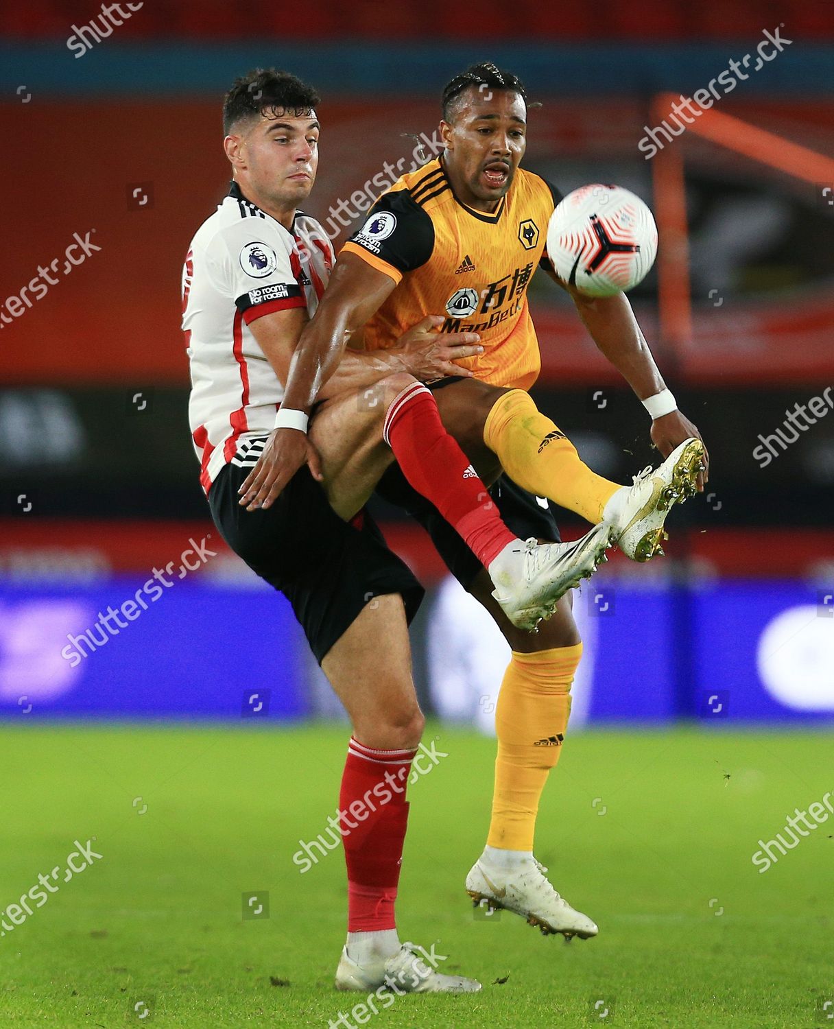 Adama Traore Wolverhampton Wanderers John Egan Editorial Stock Photo