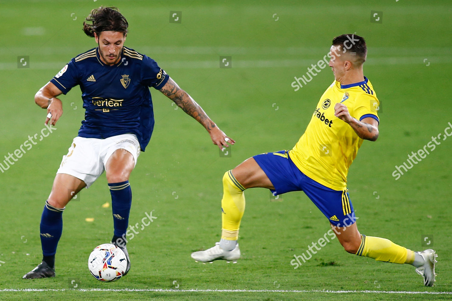 Juan Cruz Ca Osasuna Salvi Sanchez Cadiz Editorial Stock Photo Stock Image Shutterstock