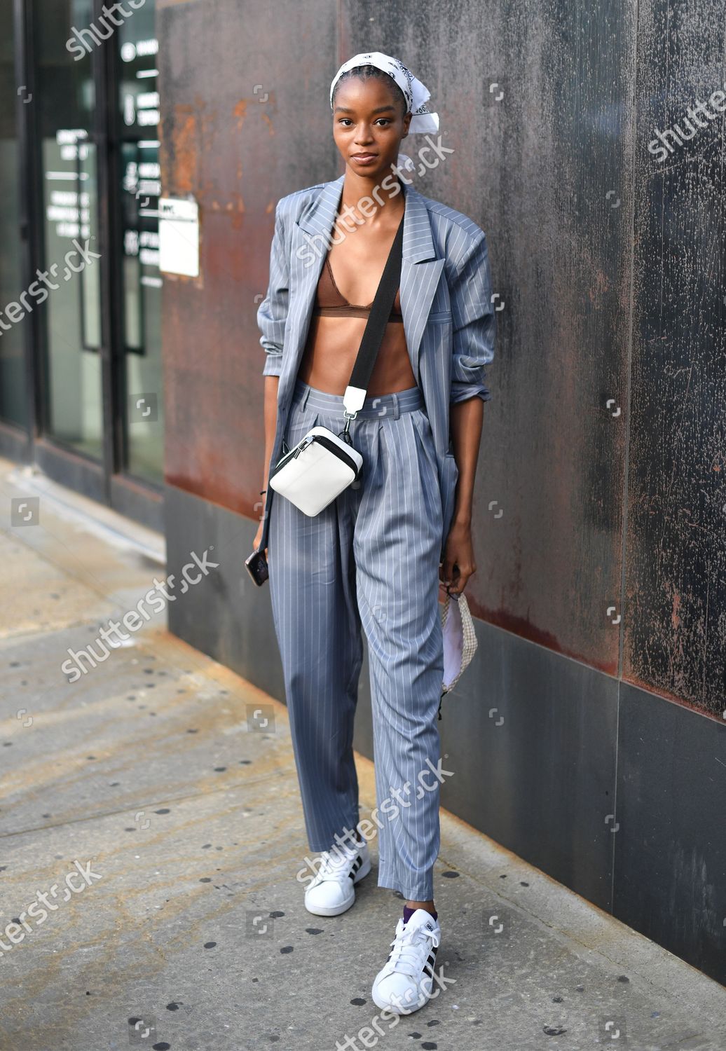 Model Nyfw 2020 Street Fashion Outside Jason Editorial Stock Photo Stock Image Shutterstock