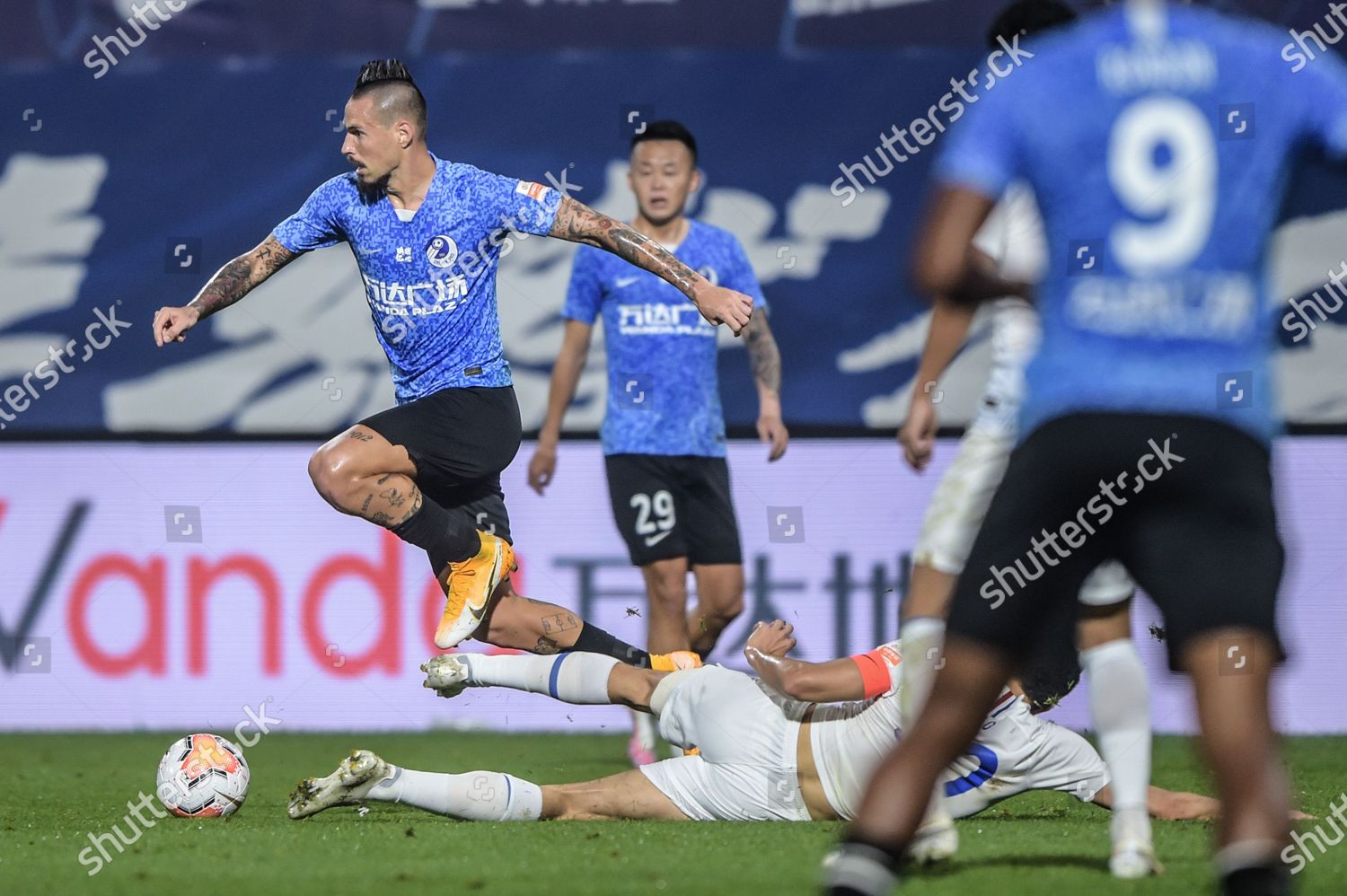 Marek Hamsik Dalian Pro L Controls Editorial Stock Photo - Stock Image