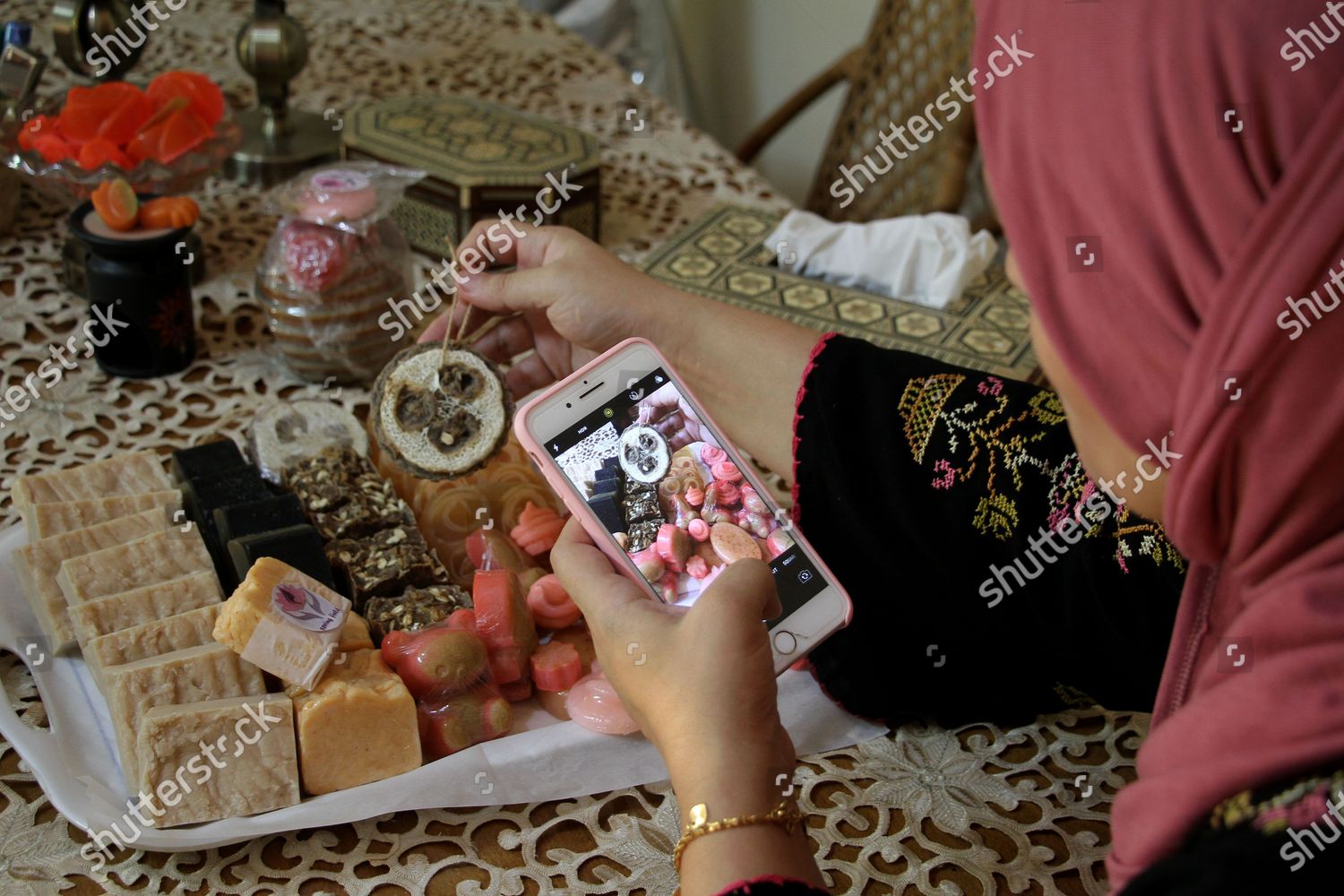 Asmaa Yassin Takes Photos Soaps She Editorial Stock Photo - Stock Image ...