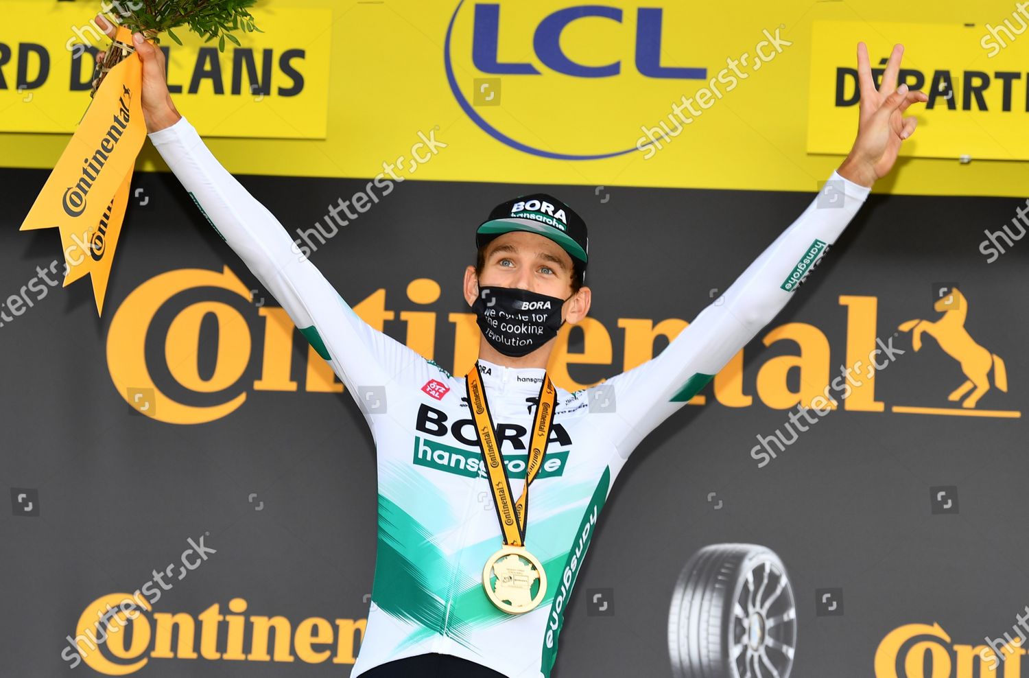 German Rider Lennard Kamna Borahansgrohe Team Editorial Stock Photo ...