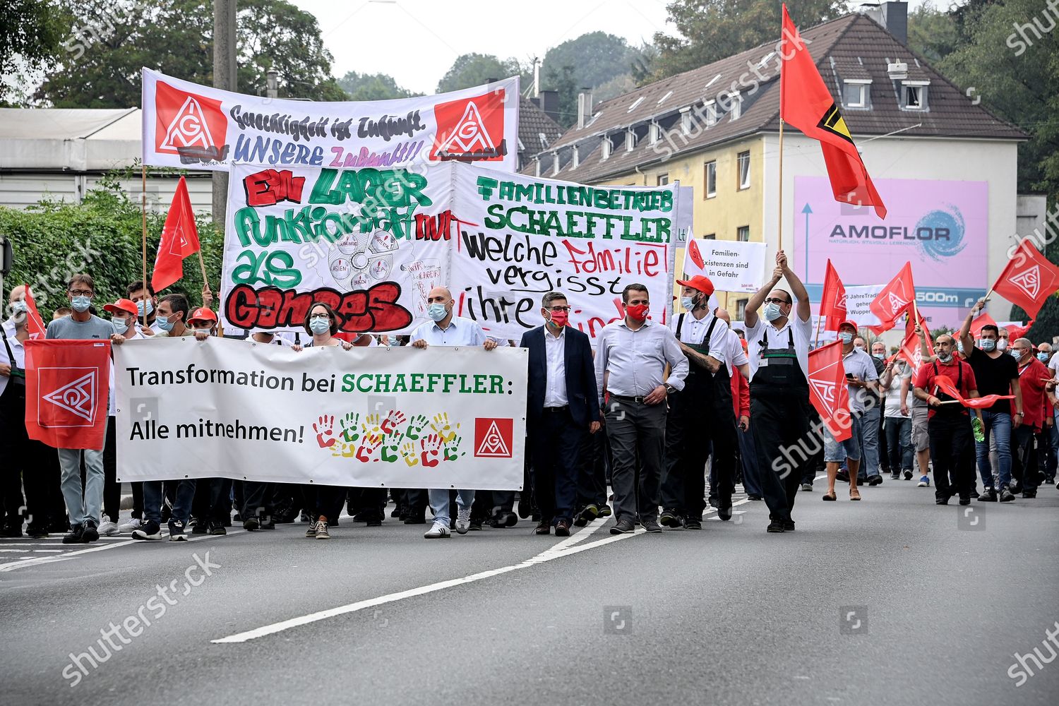 Employees Automotive Supplier Schaeffler Technologies Show Banners Editorial Stock Photo Stock Image Shutterstock