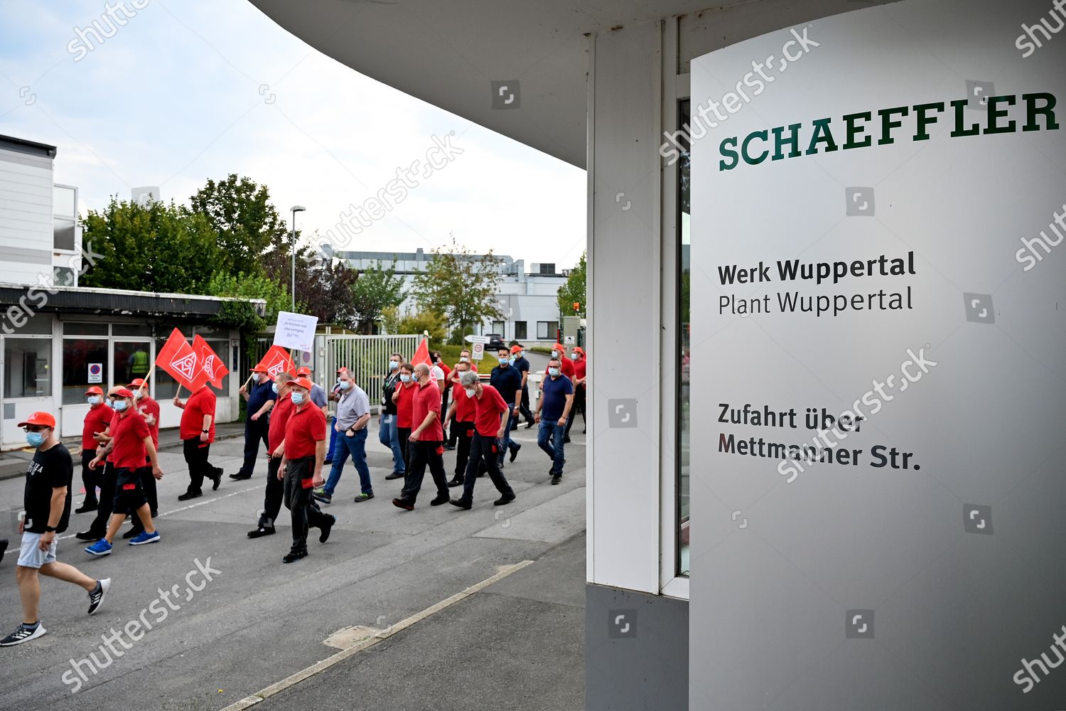 Employees Automotive Supplier Schaeffler Technologies Gather Protest Editorial Stock Photo Stock Image Shutterstock