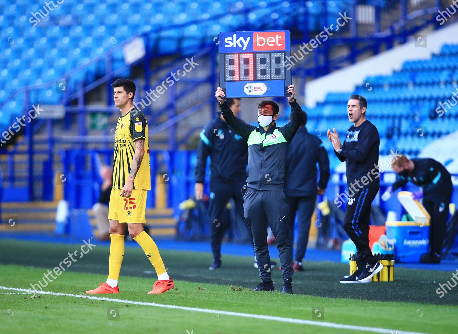 fourth-official-holds-digital-display-board-editorial-stock-photo