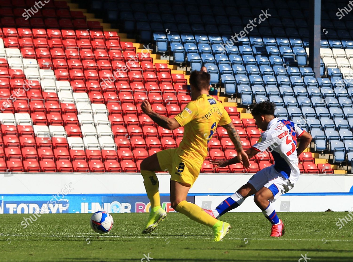 Tyrhys Dolan Blackburn Rovers Shoots Scores Editorial Stock Photo ...