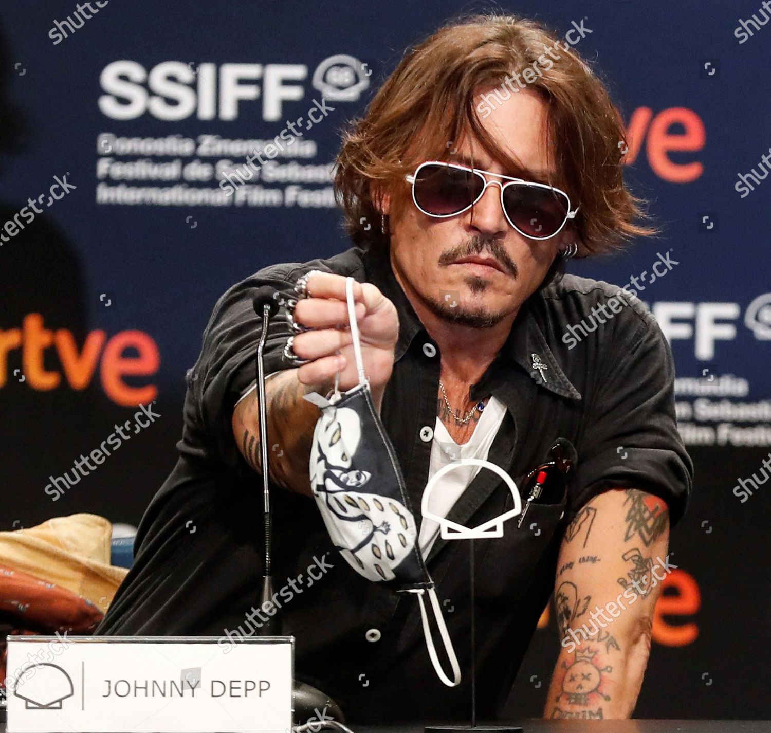 Johnny Depp Attends Press Conference On Crock Editorial Stock Photo Stock Image Shutterstock