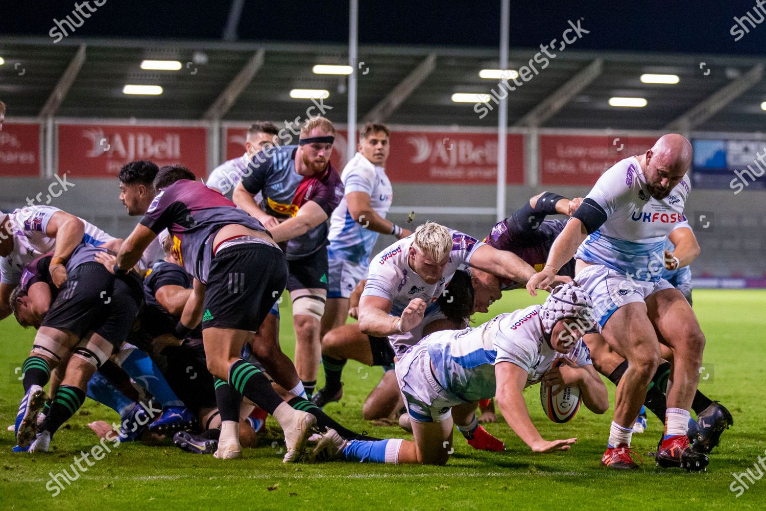 Curtis Langdon Sale Sharks Scores First Editorial Stock Photo