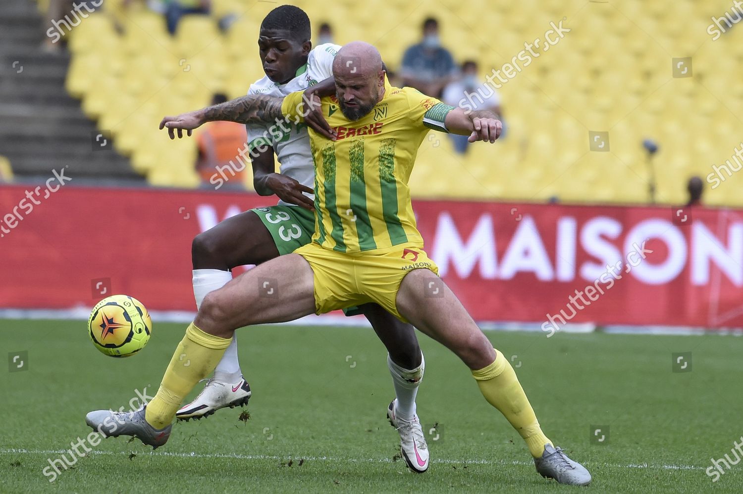 Nantes French Defender Nicolas Pallois Vies Ball Editorial Stock Photo Stock Image Shutterstock