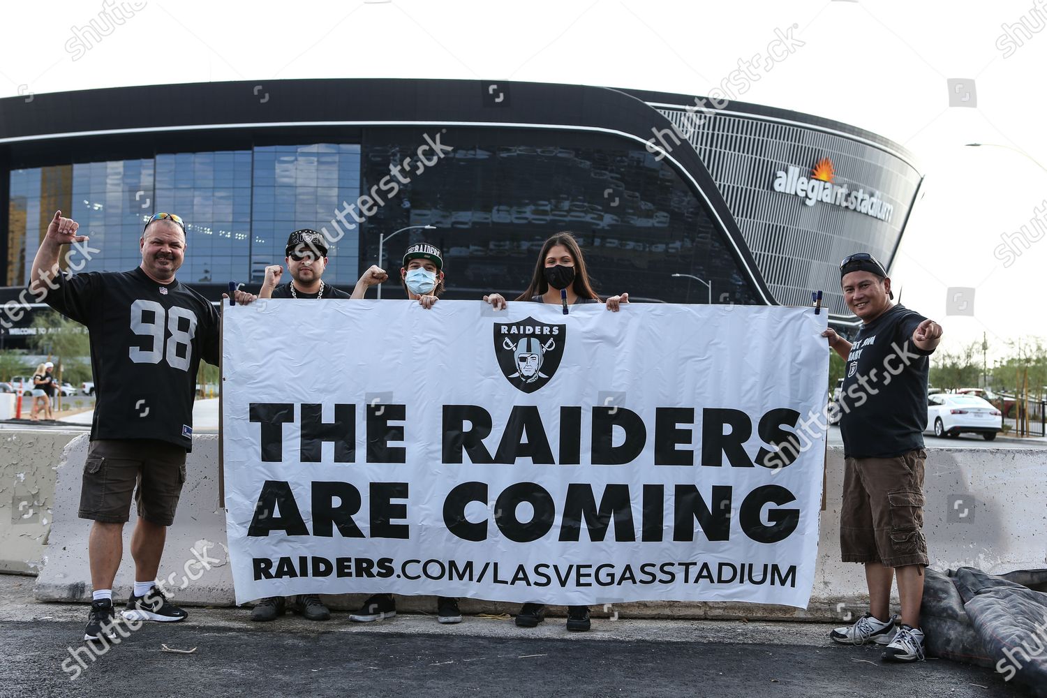 Raiders Season Ticket Holder Vince Delacruz Editorial Stock Photo ...