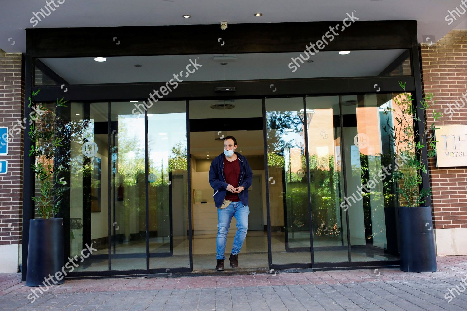 Man Leaves Nh Hotel Leganes Madrid Spain Editorial Stock Photo Stock Image Shutterstock