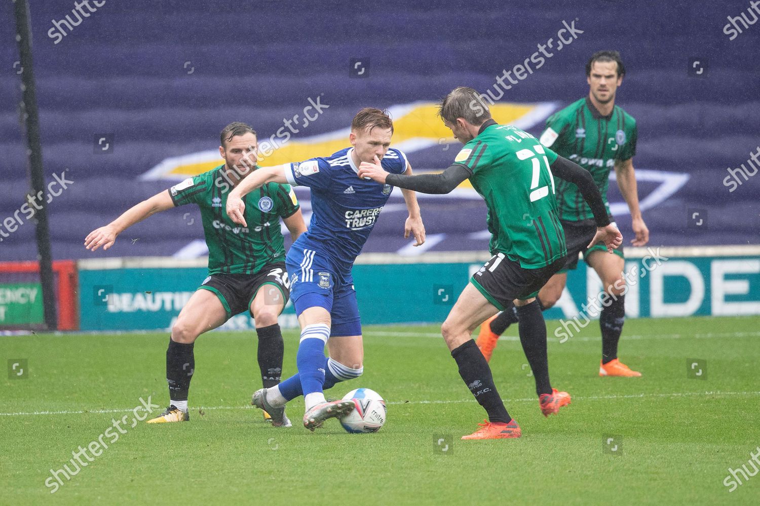 Jon Noland Ipswich Town Squeezes Through Editorial Stock Photo Stock
