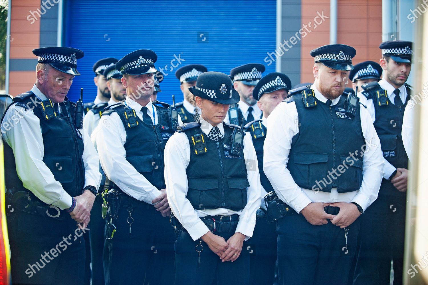 members-metropolitan-police-territorial-support-group-editorial-stock