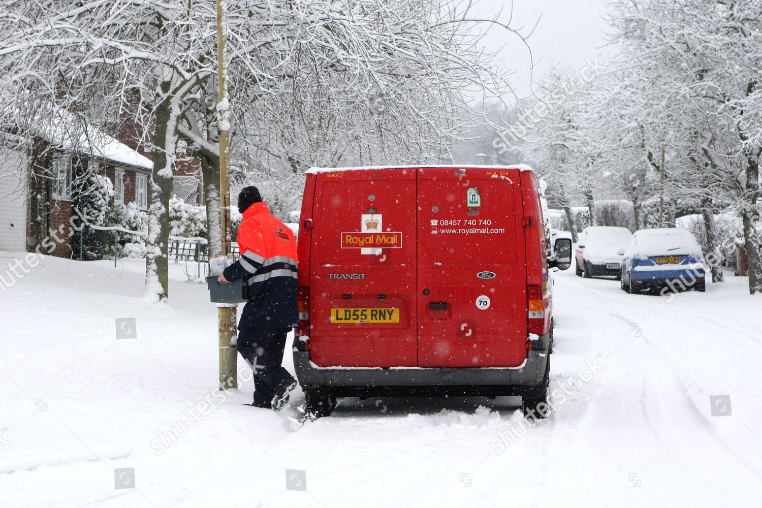 Postman Welwyn Garden City Editorial Stock Photo Stock Image Shutterstock
