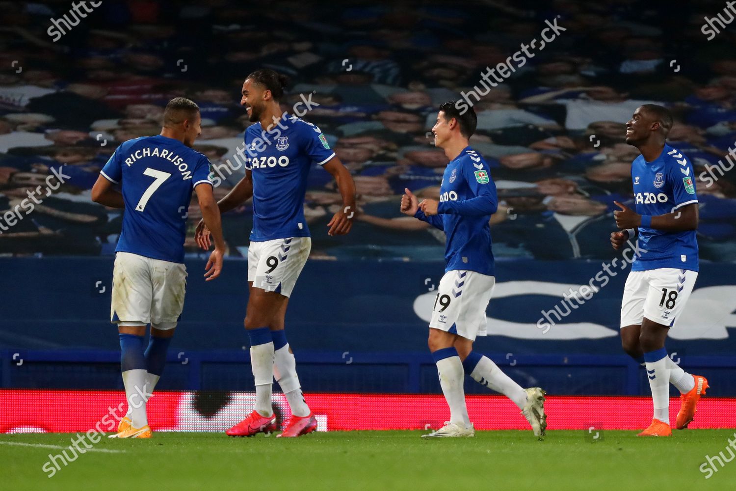 Richarlison Everton Celebrates Scoring His Sides Second Editorial Stock Photo Stock Image Shutterstock