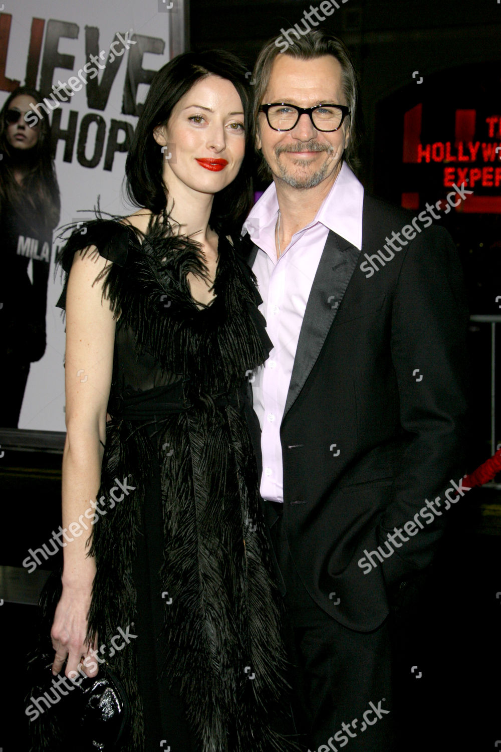 Gary Oldman Wife Alexandra Edenborough Editorial Stock Photo Stock