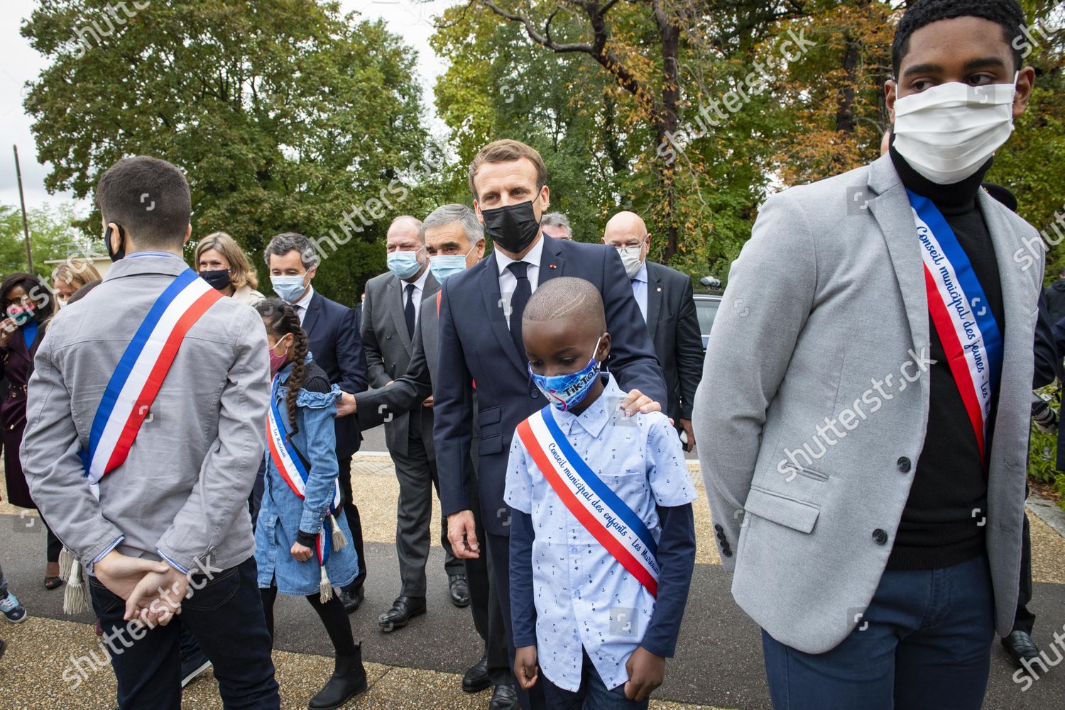 Emmanuel Macron President Republic Meets Municipal Youth Editorial Stock Photo Stock Image Shutterstock