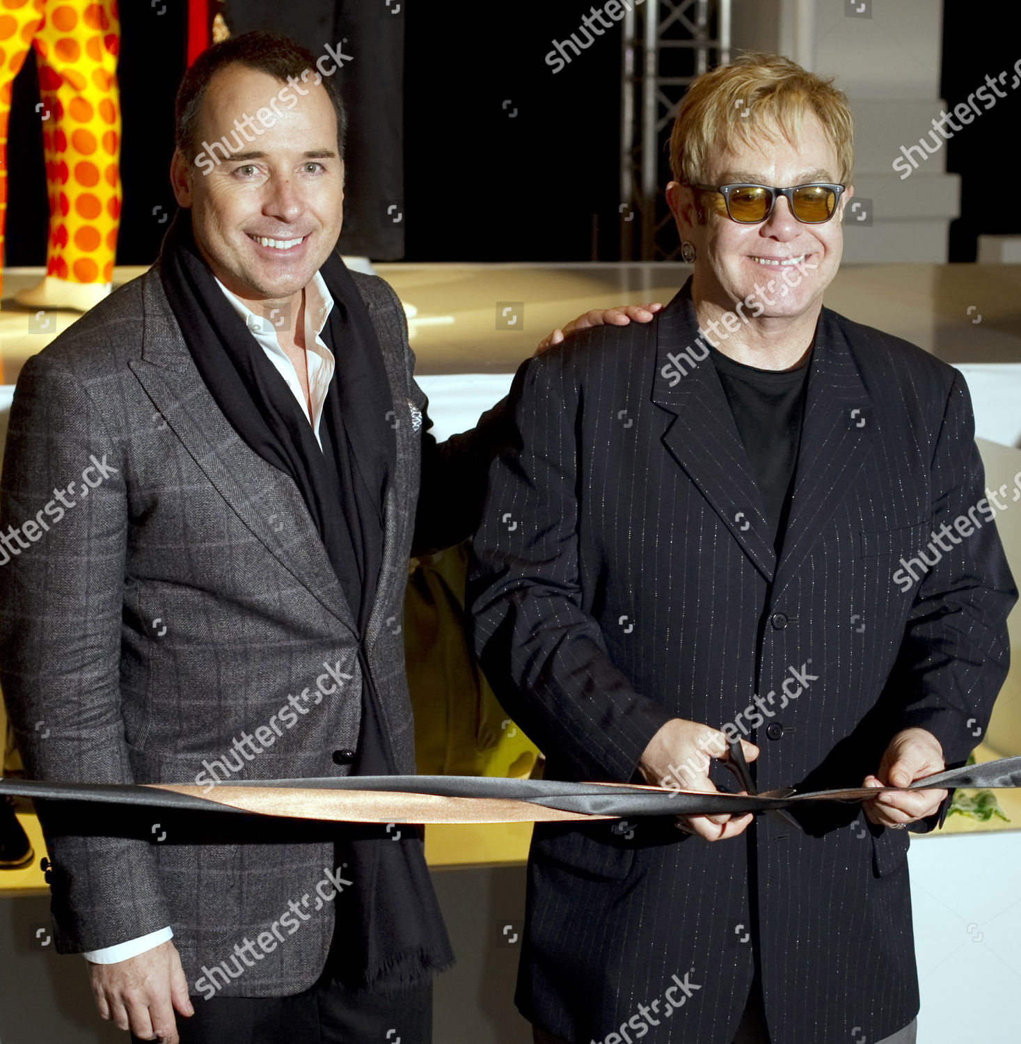 Elton John His Partner David Furnish Editorial Stock Photo Stock