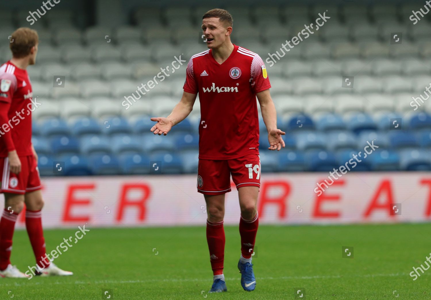 Colby Bishop Accrington Stanley Complaining Officials Editorial Stock ...