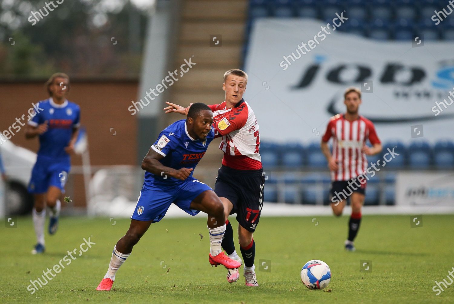 Callum Harriott Colchester United Jordan Barnett Editorial Stock Photo 