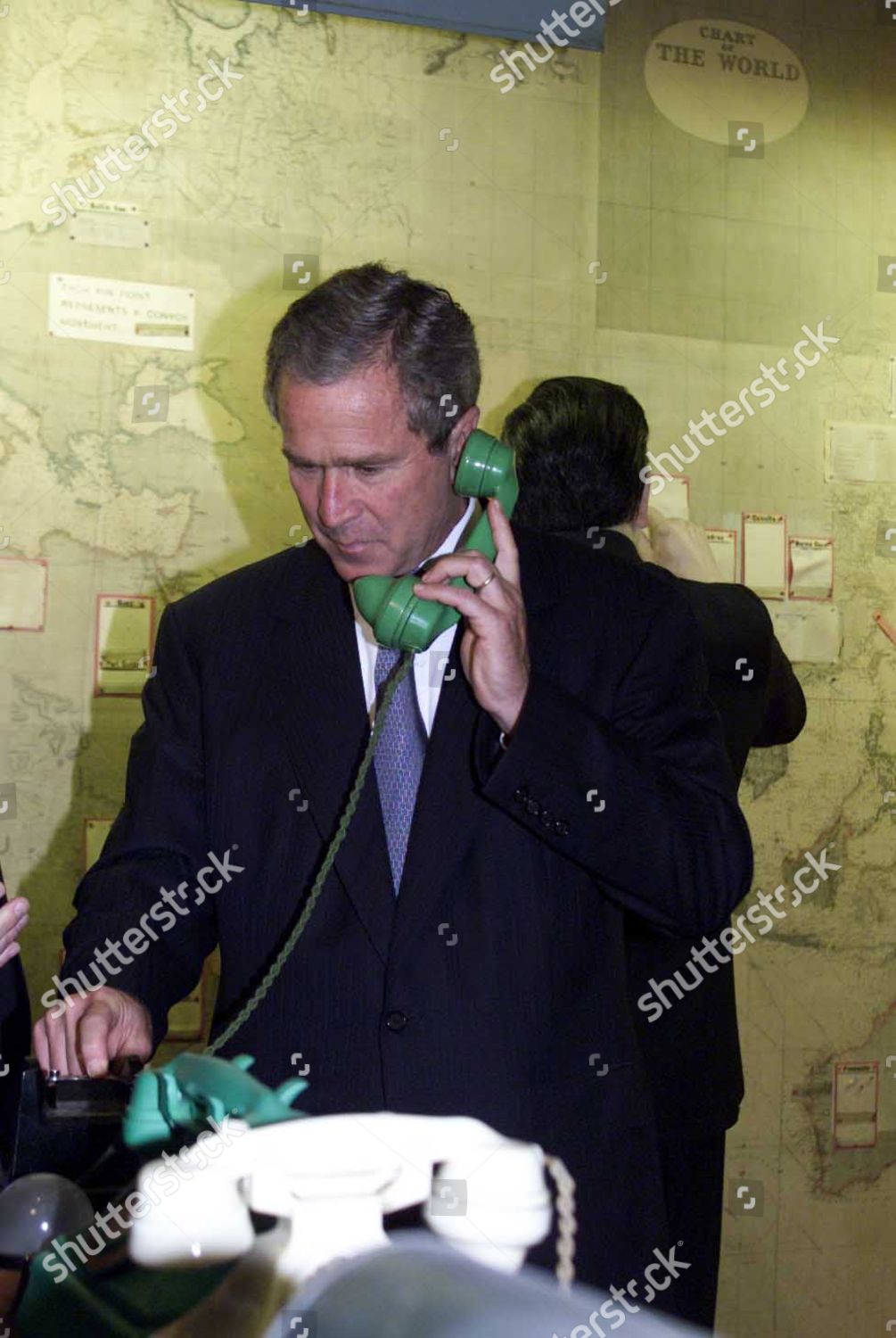 Us President George W Bush Visits Cabinet Editorial Stock Photo