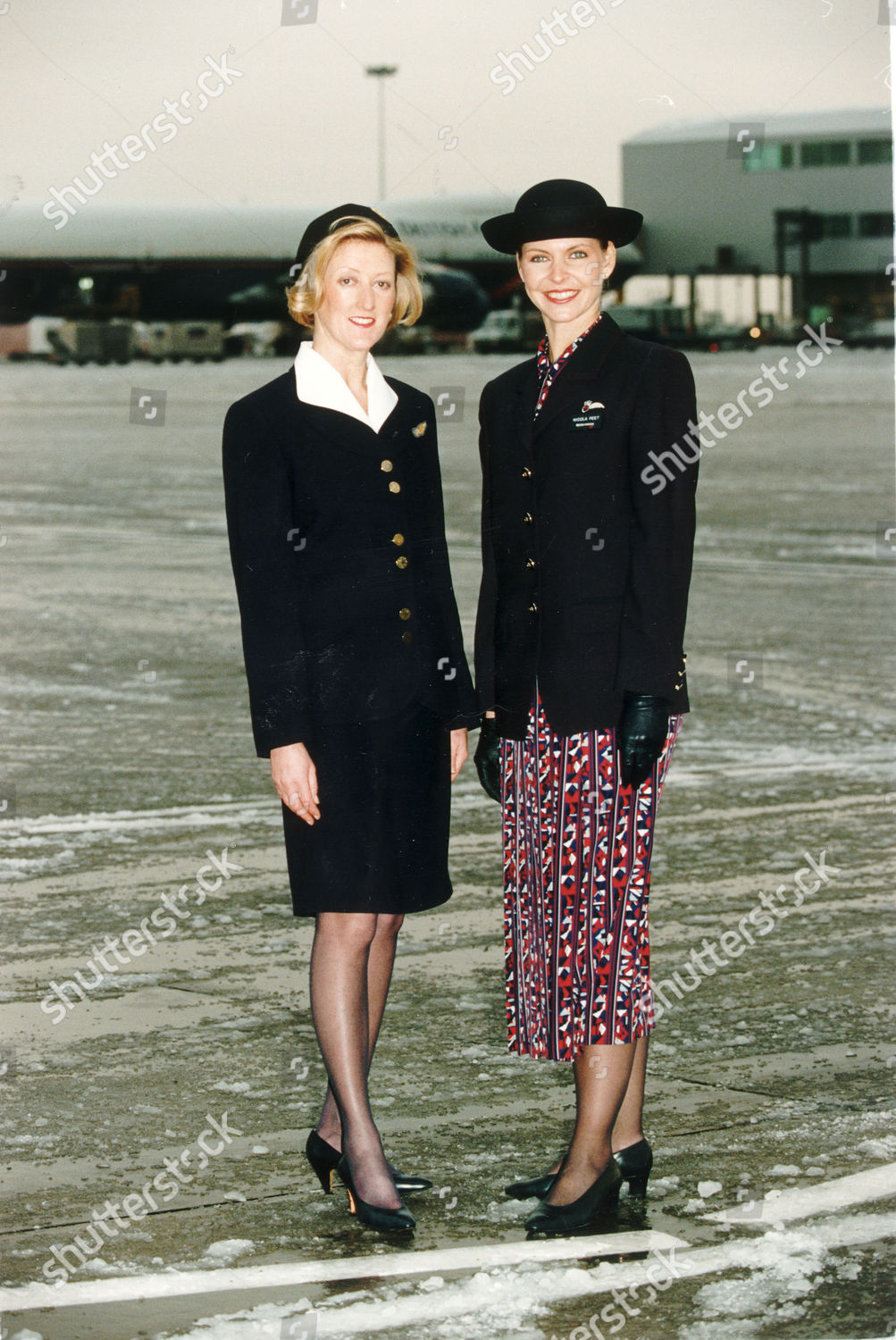Ba British Airways Stewardesses Old New British Editorial Stock Photo Stock Image Shutterstock