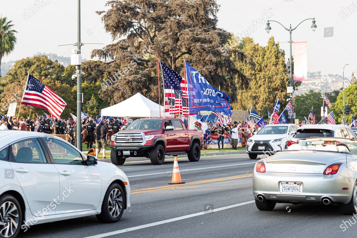 Protesters Attend Maga Qanon Rally Editorial Stock Photo - Stock Image ...