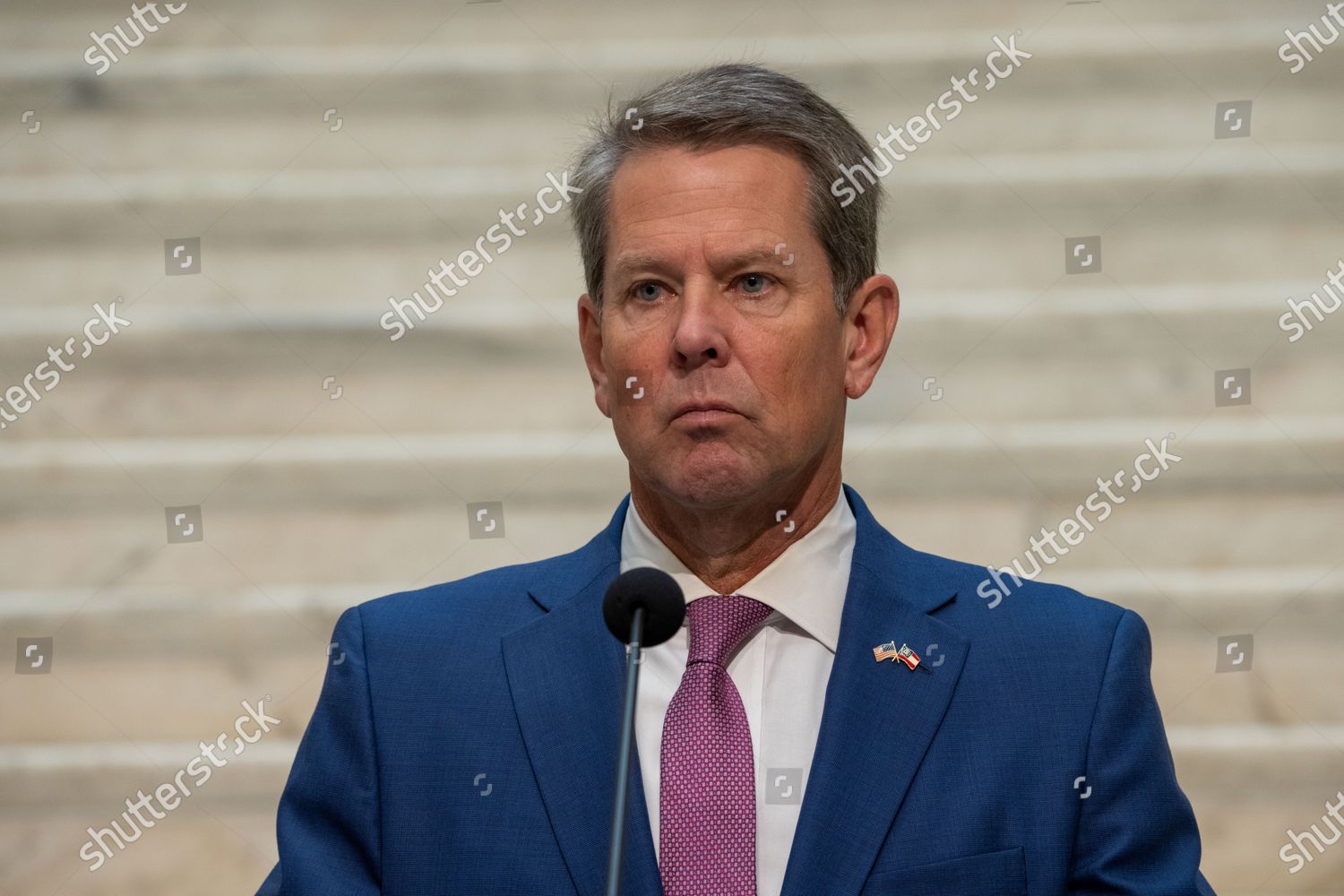 Governor Brian Kemp Rga Speaks Media Editorial Stock Photo - Stock ...