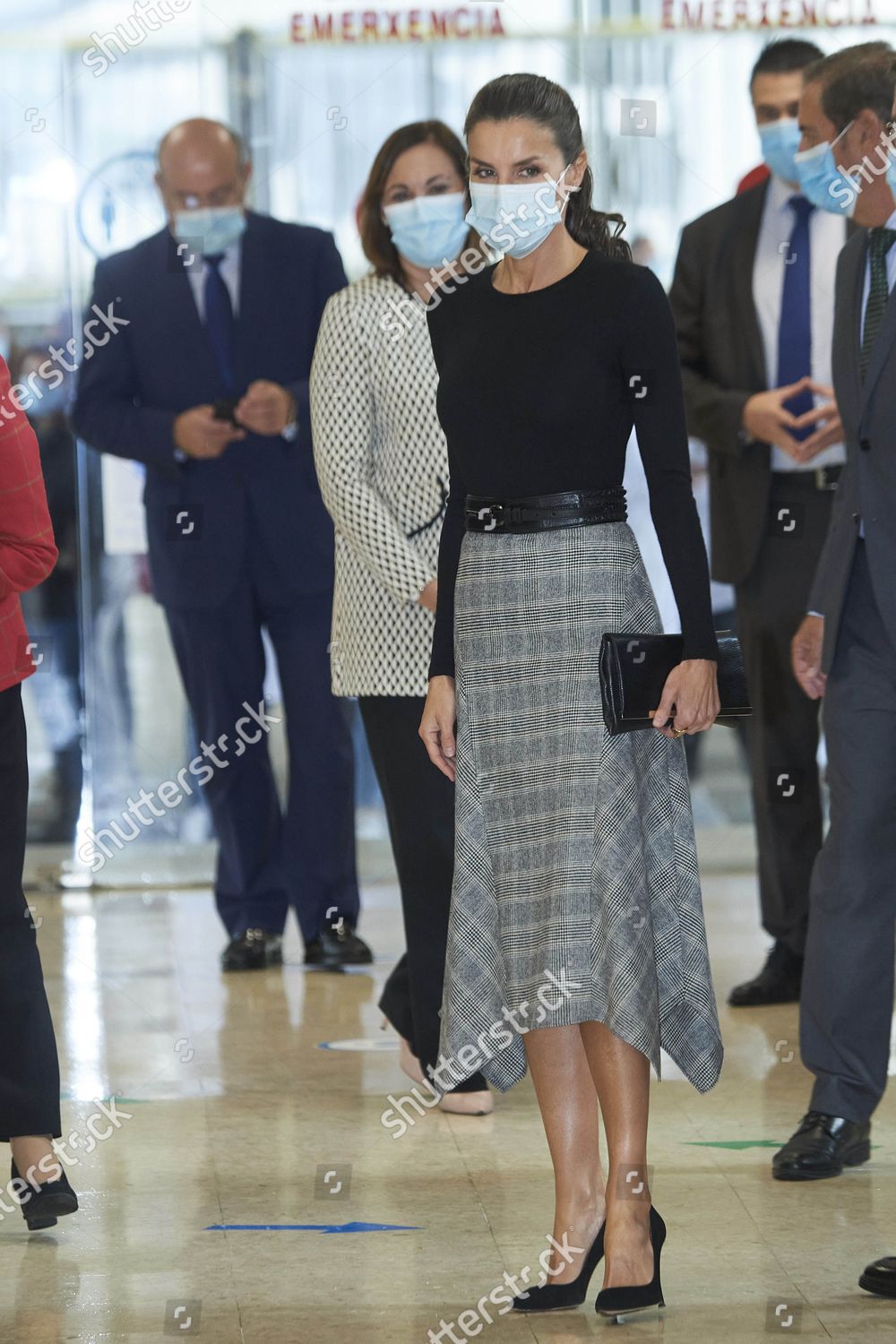 Queen Letizia During Start Vocatinal Training Editorial Stock Photo ...