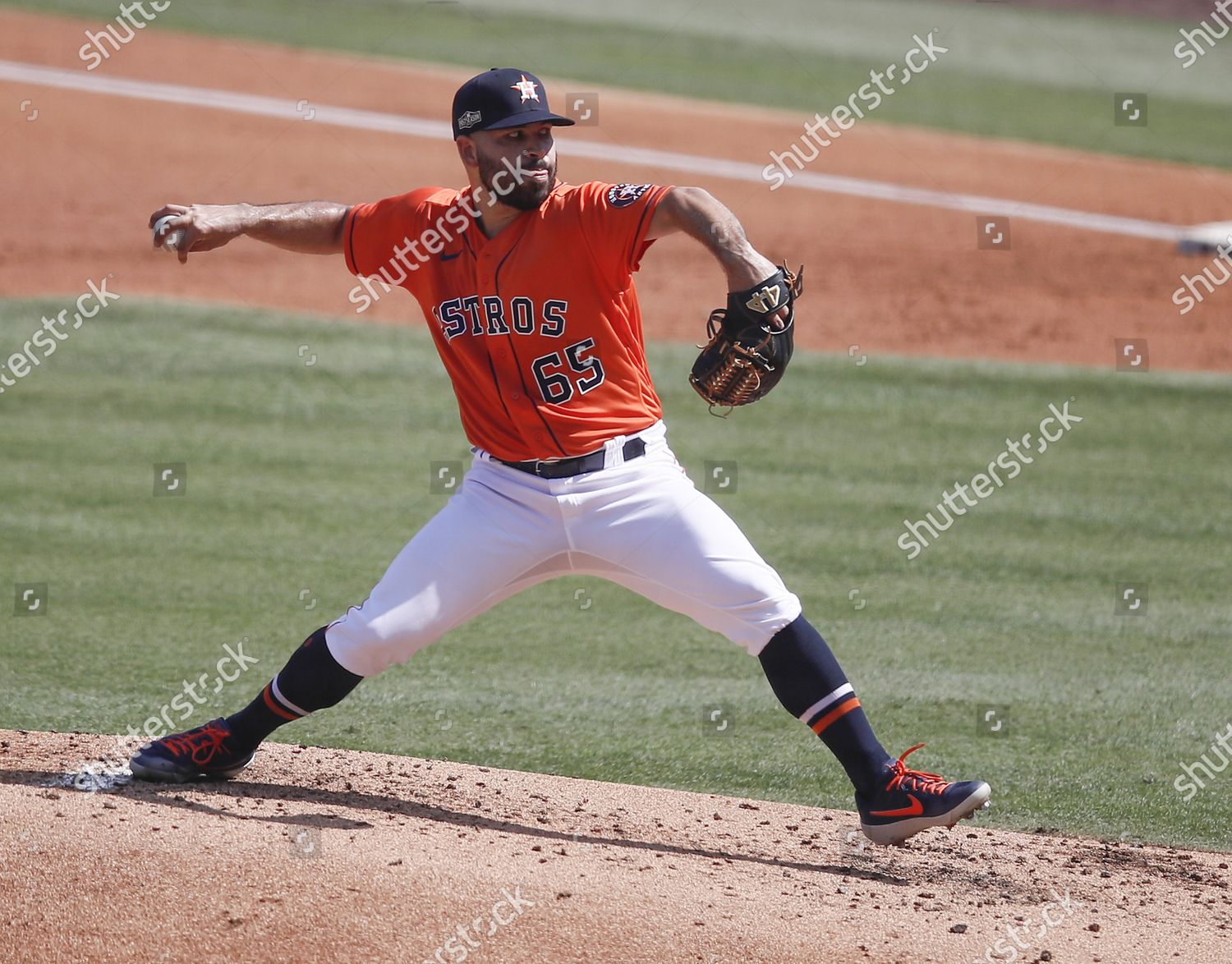 Houston Astros Starting Pitcher Jose Urquidy Editorial Stock Photo