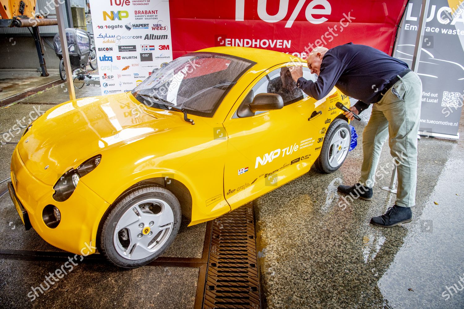 Astronaut Andre Kuipers unveils Luca car that Editorial Stock Photo