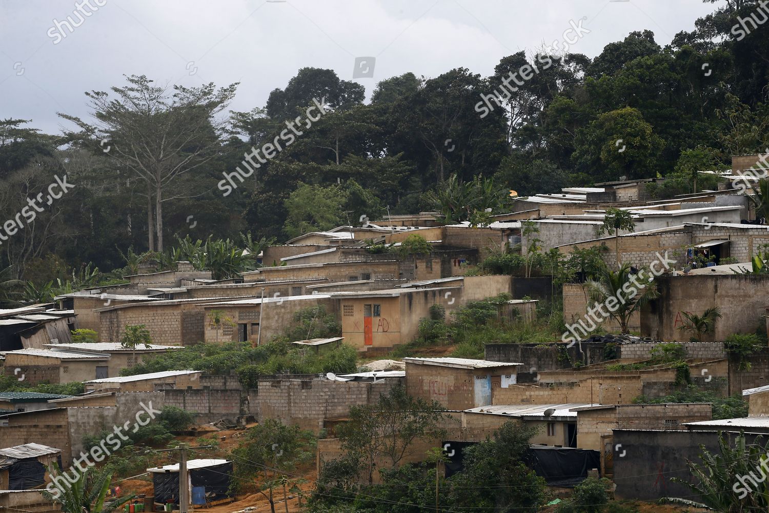 View Homes Built Deforested Area Banco Editorial Stock Photo - Stock ...