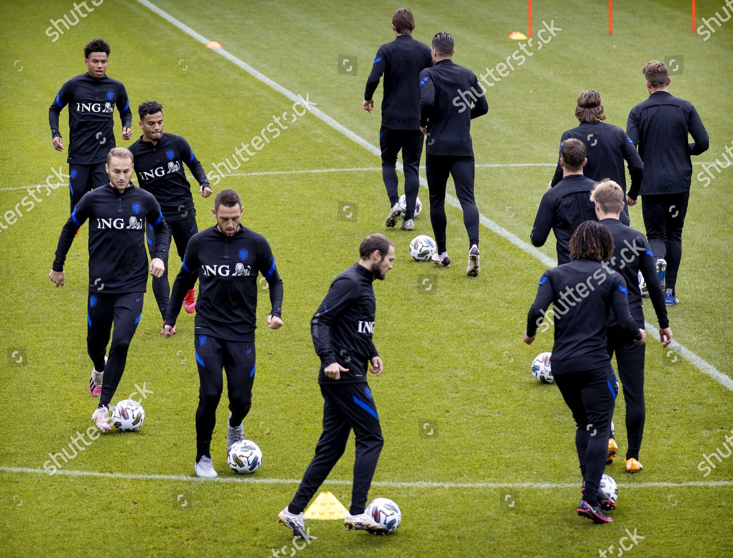 Dutch National Soccer Players Go Through Editorial Stock Photo - Stock