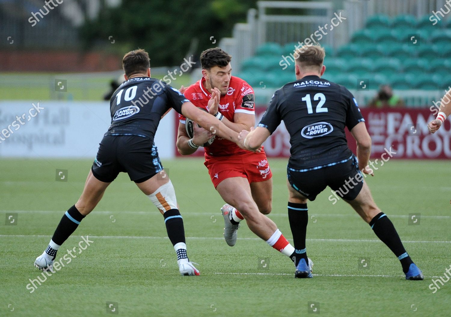 Johnny Williams Scarlets Centre Editorial Stock Photo - Stock Image ...