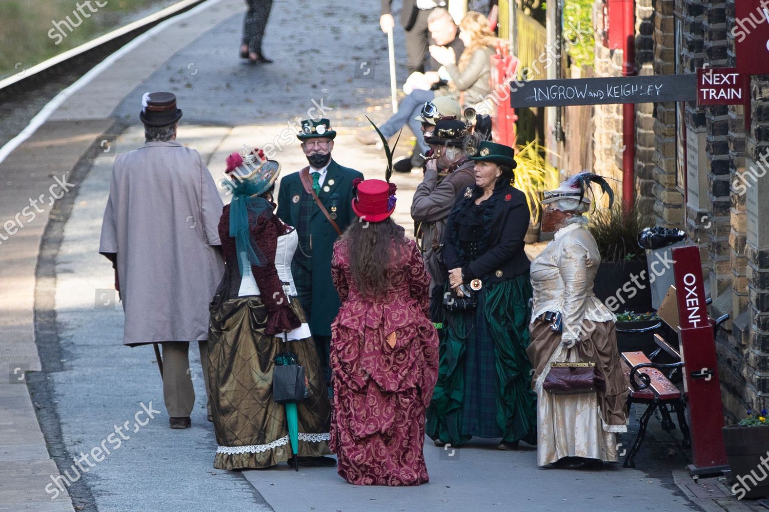 Socially Distanced Haworth Steampunk Festival Takes Editorial Stock ...