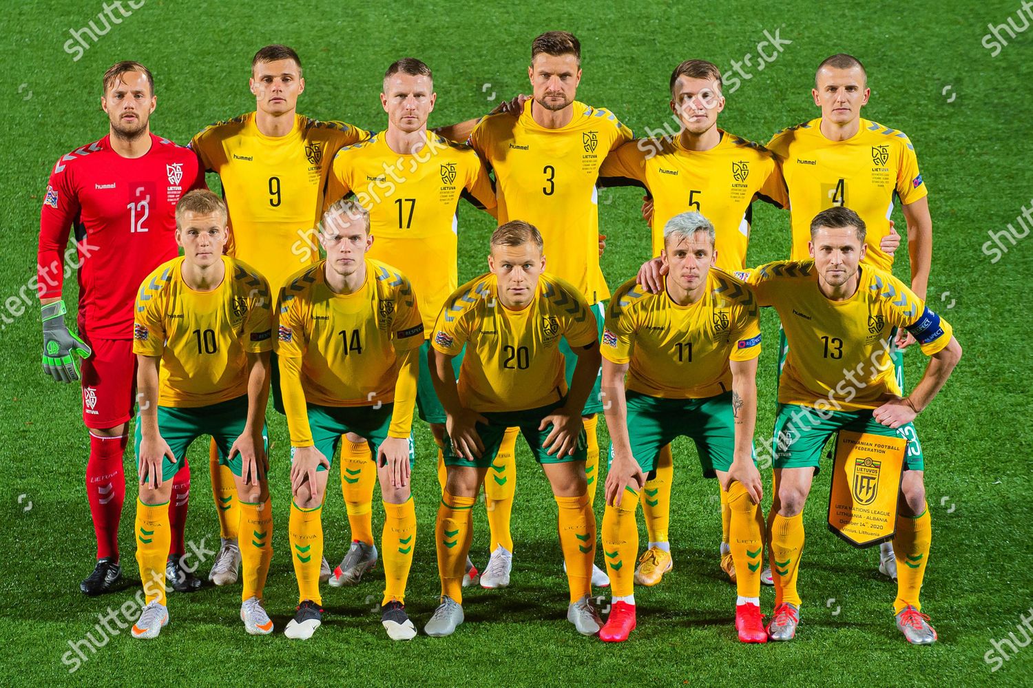 Players Lithuania Pose Group Photos Before Editorial Stock Photo