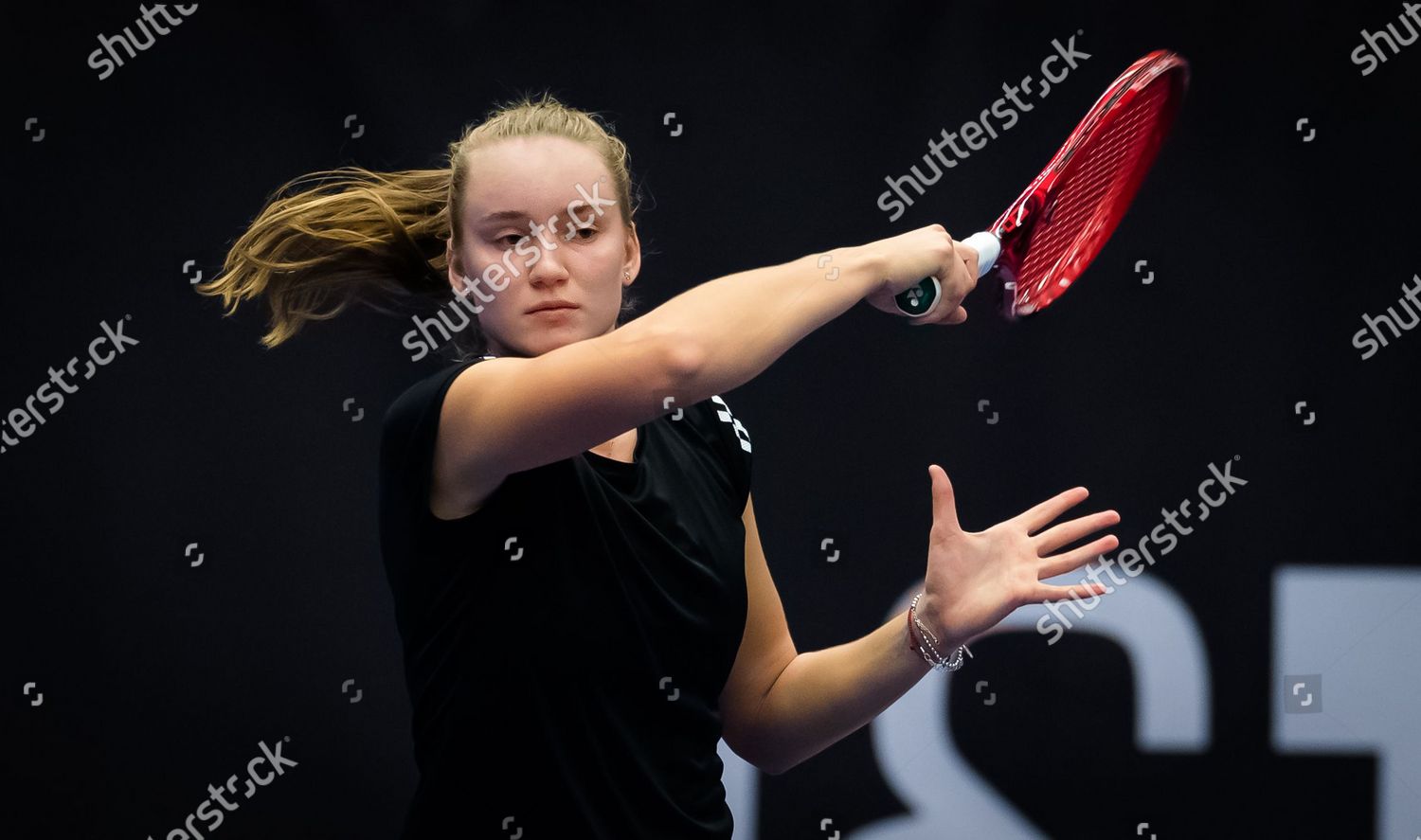 Elena Rybakina Kazakhstan During Practice 2020 Editorial Stock Photo ...